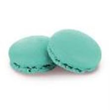 Picture of BLUE MACARONS SHELLS x 2 3.5cm diameter